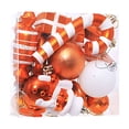 thumbnail image 2 of TopLLC 16 Pcs Christmas Tree Hanging Ornaments Set, Pre-Tied Shatterproof Plastic Assorted Baubles with Rope, Glitter Xmas Tree Decorative Pendants Christmas Decorations for Party Holiday Wedding, 2 of 6