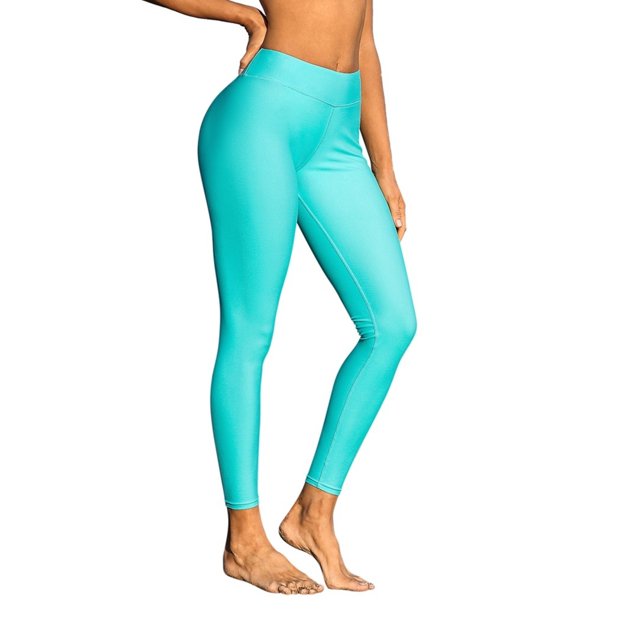 Pantalons de Natation pour Femmes UPF 50+ Taille Haute Leggings de Natation