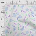 thumbnail image 1 of oneOone Polyester Lycra White Fabric Leaves & Flower Sewing Craft Projects Fabric Prints By Yard 56 Inch Wide-76N, 1 of 4