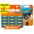 thumbnail image 1 of Gillette Fusion5 ProGlide Razor Refills for Men, 12 Razor Cartridges for FlexBall Razor Handle, 5-Blade Razor Blades, Precision Trimmer for Men, 1 of 15