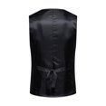 thumbnail image 4 of Dvkptbk Men Solid Fashion Have Pockets Button Turn-down Collar Tanks Tops Blouse on Clearance, 4 of 9