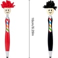 thumbnail image 2 of 1ML Fun Pens Fluffy Doll Pen Screen Touchs Replaceable Ball Pen Premium Pen, Luxury Durable Professional Pen Smart Design, Smooth Writing Experience Office for Classroom, Reward, Party Favor, 2 of 7