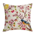thumbnail image 1 of Felwors Spring Flower Linen Pillow Case Sofa Digital Printing Cushion Cushion Cushion Cushion, 1 of 3