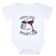 thumbnail image 1 of WEIYLL Combinaisons pour Garçons Col Rond Imprimé Lettre Manches Courtes Doux Triangle Blanc Vêtements pour Enfants 0-3 Mois, 1 of 3