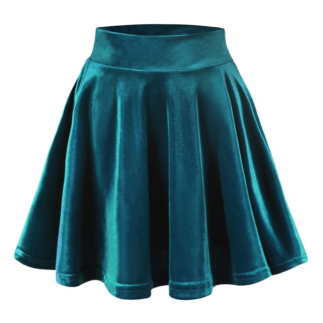 B91xZ Jupe Cargo Mini pour Femmes Taille Haute Extensible Fluide Décontractée Midi, Bleu L