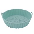thumbnail image 2 of Doublure en Silicone pour Friteuse à Air Chaud, 2 Pcs Paniers en Silicone Réutilisables Antiadhésifs pour Friteuse à Air, Pots en Silicone Pliables Ronds avec Poignée, Accessoires pour Friteuse à Air, 2 of 8