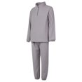 thumbnail image 3 of Kmbangi Hauts à Manches Longues Col Montant Couleur Unie + Pantalons Longs à Bande à la Cheville, 3 of 9
