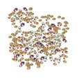 thumbnail image 3 of lionlar 1440pcs Rhinestone Stone Sequins Bottom Sharp Bottom DIY Leisure Bag Decoration AB 90g, 3 of 8