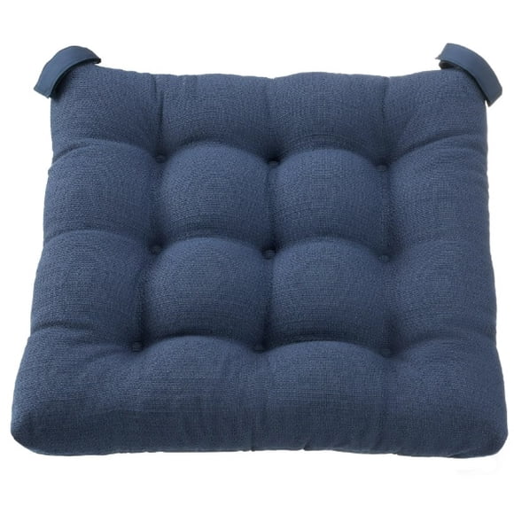 Coussin de chaise texturé bleu marine HT- FRENCH
