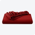 thumbnail image 2 of Bare Home Drap-Housse en Flanelle 100 % Coton - Poche Profonde - Très Grand, Rouge, 2 of 5