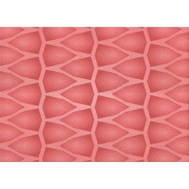 Ahgly Company Tapis d'Intérieur Lavables en Machine, Rectangle Rouge de Transition, 5' x 8'