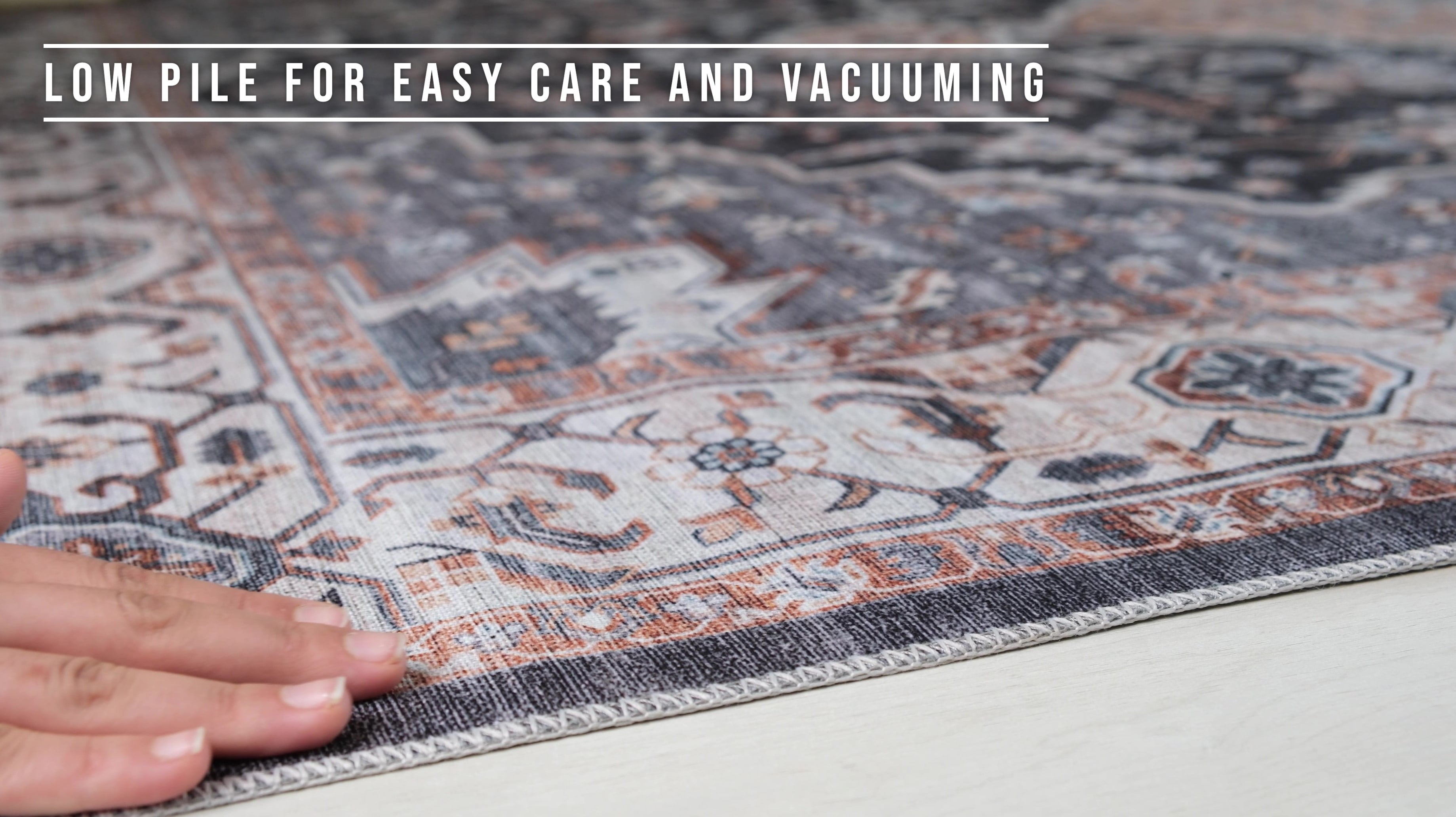 Rug Branch Emir Collection Traditional Oriental Water-Repellent Area