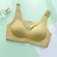thumbnail image 4 of Women's Non Wired Padded Full Cup Bra - Wireless Supportive Bustier - W-Shape Structure Breathable Comfort Bra, 4 of 5