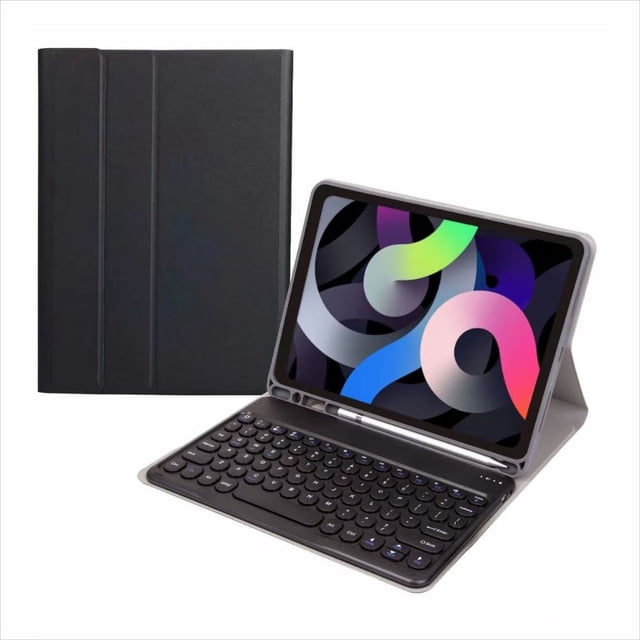 CUITING 2021 New iPad 9 iPad 8 iPad 7 10.2” Air 3 Pro 10.5 键盘保护套 Cute Round Key Color Wireless Keyboard Detachable BT Keyboard Cover for iPad 9th 8th 7th Air 3rd Generation