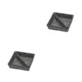 thumbnail image 3 of QualitChoice Home Hotel Felt Keys Tapes Phone Watch Storage Box Living Room Drawer Pens Remotes Jewellery Organizer Container Dark Grey 2PCS, 3 of 6