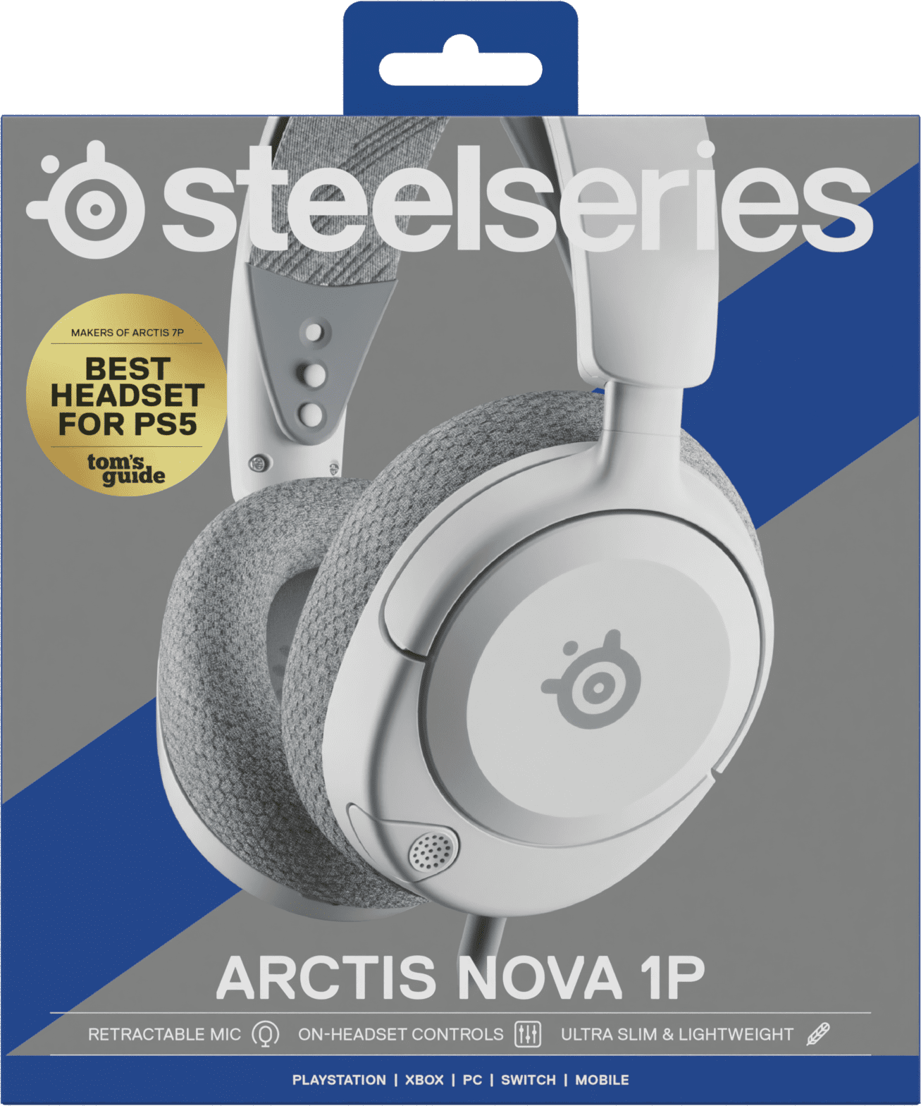 Casque de jeu SteelSeries Arctis Nova 1P (PS5/PS4, Xbox, Switch, PC, Mac, mobile)