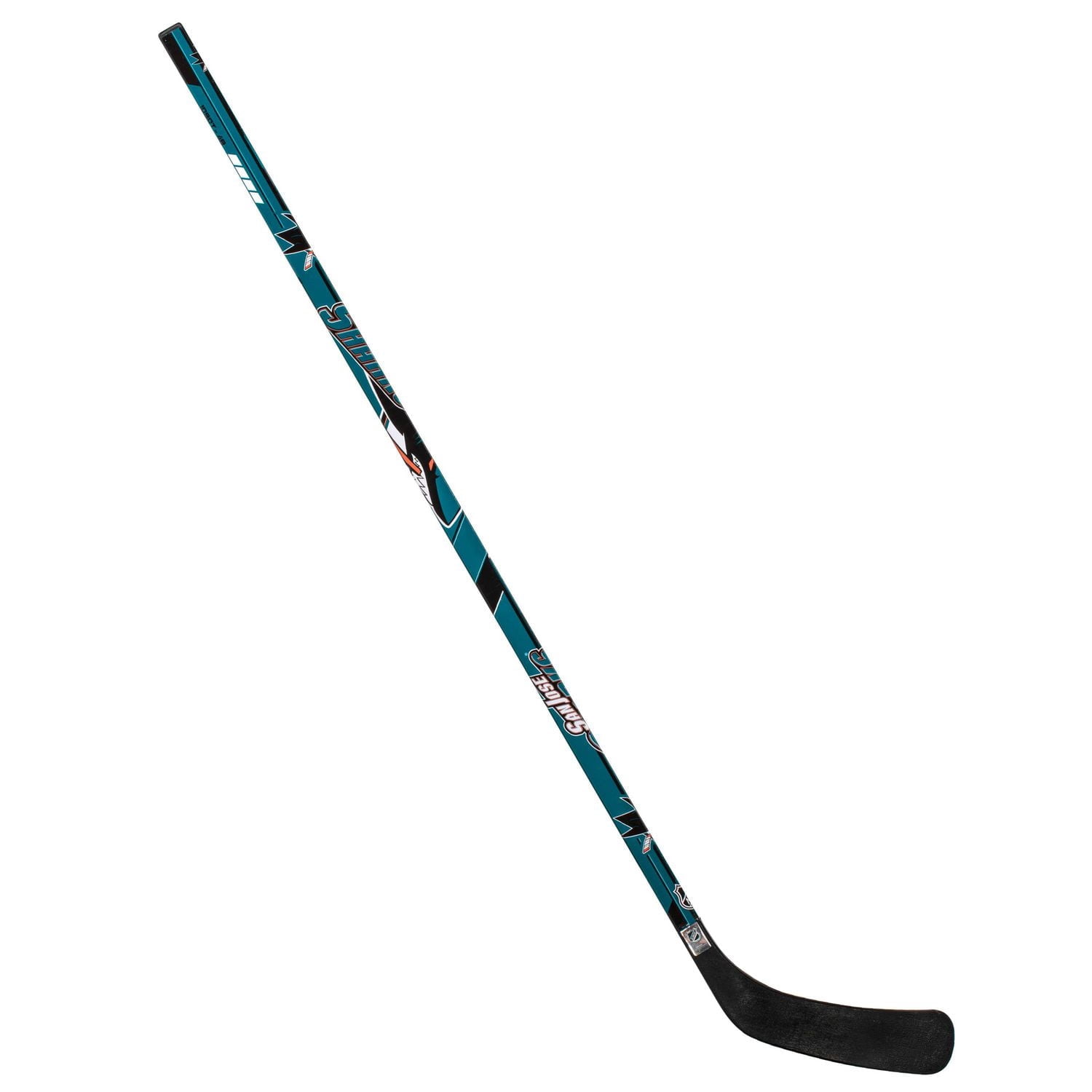 Franklin Sports NHL Sharks Street Hockey Stick - 48" Jr Left Handed