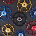 thumbnail image 2 of 11-15T Wheel MTB steel Bearing Pulley Road Bike Bicycle Rear Derailleur blue 13T, 2 of 5