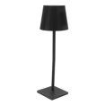 thumbnail image 2 of Cordless Table Lamp Pleated Lampshade Rechargeable LED Lamp Home Decoration for Reading Black, 2 of 12