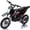 Black Brushless Version, variant on AKDSteel 500W 36V Kids Electric Dirt Bike – Ride-On Motorcycle with Variable Speed (15.5MPH), LED Headlight, Leather Seat, Chain Drive, 175lb Max Load
