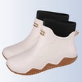 thumbnail image 5 of Ankle Rain Boots, Unisex Couple's Casual Rubber Shoes with Letter Design, 5 of 5