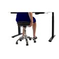thumbnail image 4 of WOBBLE STOOL AIR rolling ergonomic balance ball office chair alternative exercise active stool wheels modern sit stand-up standing desk accessories adjustable height black, 4 of 9
