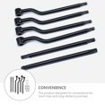 thumbnail image 3 of Miangastore Support Rods Iron Black 1Set 7.9x7.1In, 3 of 9