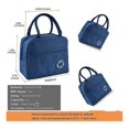 thumbnail image 2 of Sac à Lunch, Sac à Lunch Isolé Sac Fourre-Tout Réutilisable Boîte à Lunch, Convient aux Garçons, aux Filles et aux Enfants, Équipé d'Un Sac de Rangement pour Couverts, Sac Isotherme, Idée, 2 of 4