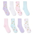 thumbnail image 1 of George Girls' Mid-Crew Socks 8-Pack, 1 of 1