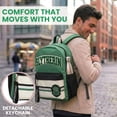 thumbnail image 4 of Harry Potter Slytherin Crest 16.5" Adult Green Backpack, 4 of 7