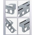 thumbnail image 3 of Dvkptbk Storage Household Pull-Out Slide Rail Pants Rack Wardrobe Storage Saves Space without Punching Installation Pants Rack Telescopic Bracket with Adhesive 10Ml Home Essentials, 3 of 9