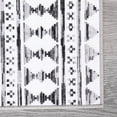 thumbnail image 4 of HOMERRY Large Boho Geometric Non-Shedding Area Rug 9' x 12' for Living Room Washable Indoor Carpet, Gray, 4 of 7