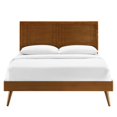 thumbnail image 4 of Modway Marlee Queen Wood Platform Bed with Splayed Legs in Walnut, 4 of 11