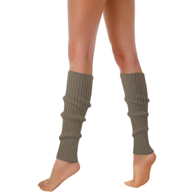 Kcodviy 80S 90S Leg Warmers Wool Socks for Women for Women Neon Ribbed Mens Socks Size 13-15 Leg Socks Stylish Accessories Compression Socks Women Colorful Fluorescent Wool Knitted Sock Sleeves