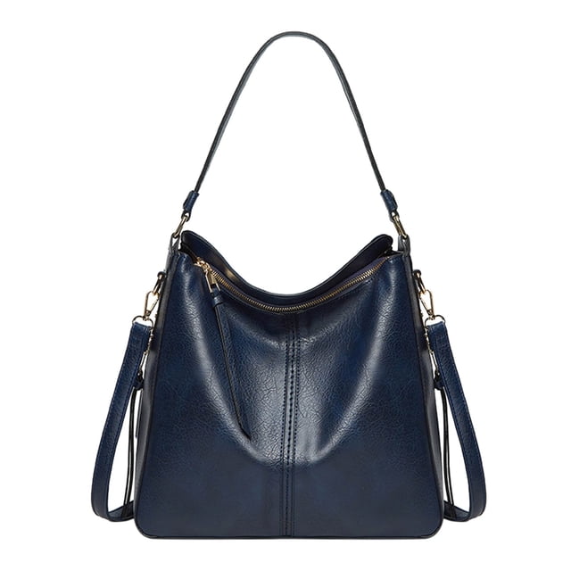 AWZXDE Designer Bags for Women Large Bucket Purse Stylish Leather Handbag