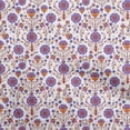 thumbnail image 1 of oneOone Polyester Spandex Dusty Purple Fabric Florals Sewing Craft Projects Fabric Prints By Yard 56 Inch Wide, 1 of 4