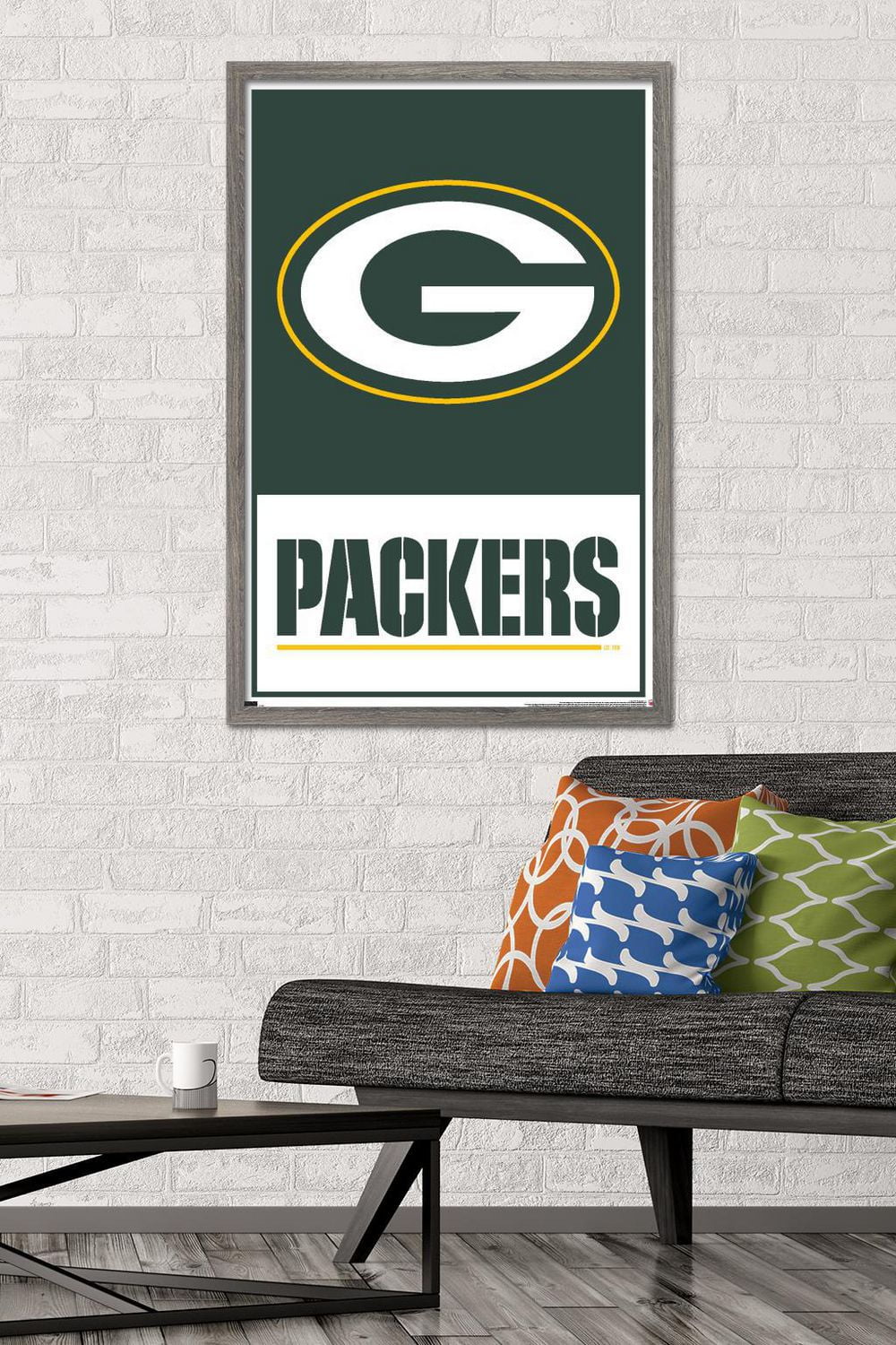 NFL Green Bay Packers - Logo 21 Wall Poster with Push Pins