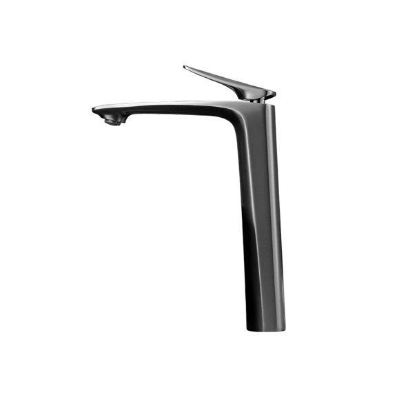 Luxury Bathroom Faucets High Basin Mixer Tall Sink Faucet Ware Hot Cold Water Tap Brass Chrome