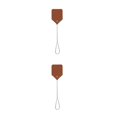 thumbnail image 3 of Transemion 1/2/3/5 Effective And Portable Fly Swatter For Outdoor Activities Iron Wire Is Sturdy And Durable brown 2PCS, 3 of 6