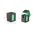 thumbnail image 4 of jinwen Card Deck Box Easy Access Holder Protection Card Deck Case for Trading Cards Green Lining, 4 of 9