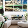 thumbnail image 1 of Sky Clouds Mirrored in River Panorama - Landscape Canvas Art Print, 1 of 3