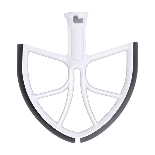 Silicone Edge Beater Paddle Bowl-Lift Stand Mixer Home Kitchen Mixing Attachment Replacement for 6-Quart