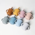 thumbnail image 3 of Agiferg Straw Cup Silicone Learning Drinking Cup Anti-fall High Temperature Resistant Children's Cup, 3 of 3