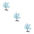 thumbnail image 4 of Maytalsory Color Changing Lighted Rose Lamp Remote Control Energy Saving Artificial Bonsai Tree Lights Gift For Any Occasion blue rose black rod 3Set, 4 of 6