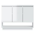 thumbnail image 3 of vidaXL Sideboard High Gloss White 97x31x75 cm Engineered Wood, 3 of 5