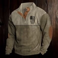 thumbnail image 1 of Chandail Sans Capuche pour Homme à Manches Longues, Col Ras du Cou, Chandail à Enfiler pour un Confort et un Style Quotidiens avec une Ambiance Mode Urbaine Décontractée, 1 of 4