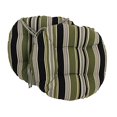 thumbnail image 2 of Coussin de Chaise Extérieur Tufté en Polyester Filé de 16 Pouces (Ensemble de 2) - Eastbay Onyx, 2 of 5