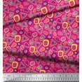 thumbnail image 2 of Soimoi Cotton Cambric Fabric Geometric Small Print Fabric by The Yard 42 Inch Wide, 2 of 3