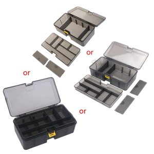 MesaSe Boîte à outils en plastique avec rangement multi-fonctions double couche Boîte à outil portable Petits articles Conteneur de stockage Boîte portable