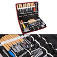 thumbnail image 4 of 80PCS Culinary Carving Peeling Tools Kit Chrome Steel  Slicing Garnishing Cutting Kitchen Set For Chef Caterer Hobbyist, 4 of 7